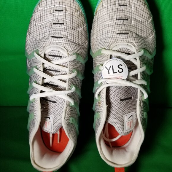 Nike Air VaporMax Plus Mens Size 9.5 Gray Green Athletic Running Shoes Sneakers - Picture 7 of 15